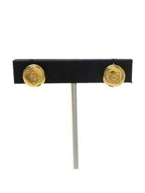 Loewe Anagram Pebble Stud Earrings